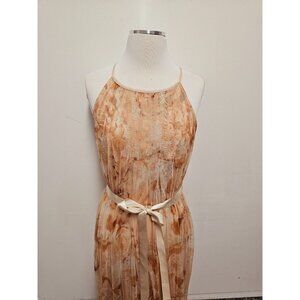 Candalite halter maxi dress floral pattern